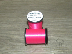 Монтажные нитки Classic Waxed 105D 220 m. 8/0 Fl. Pink Semperfli