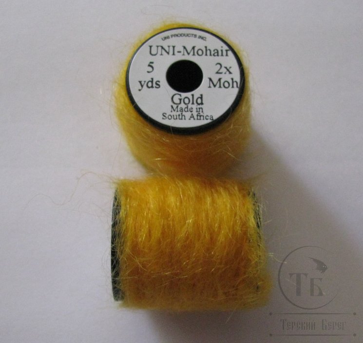 UNI - Mohair 5 yds 2x Gold