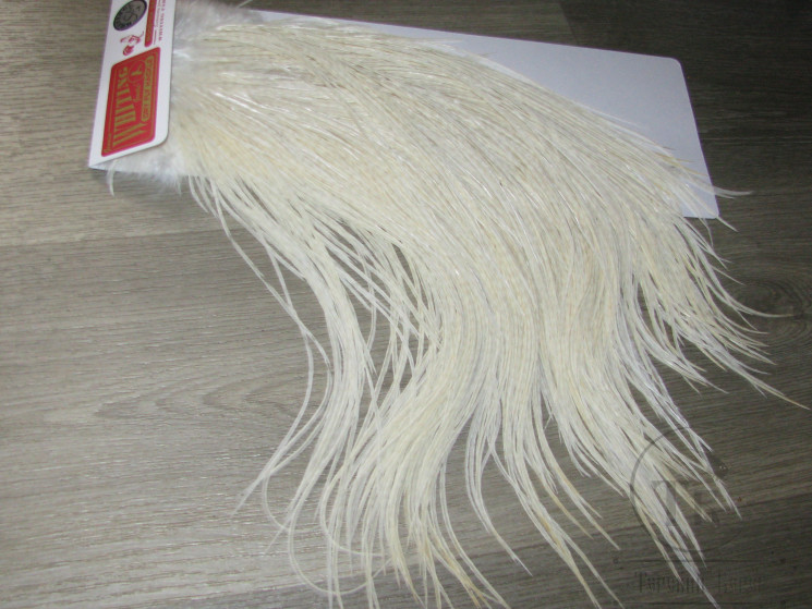 Седло Whiting Dry Fly Silver White