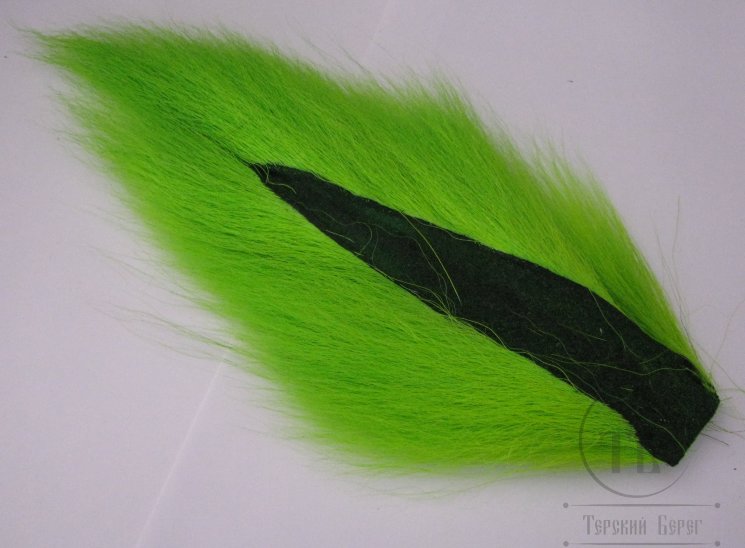 Хвост оленя средний флюр шартрез / Bucktail Medium Fl. Chartreuse