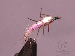 Муха нимфа Lt ( 39 ) Stone Fly Pearl Stim. № 8