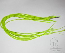 перо Dry Fly (для сухих мух) 10 шт шартрез , крючки № 14-16