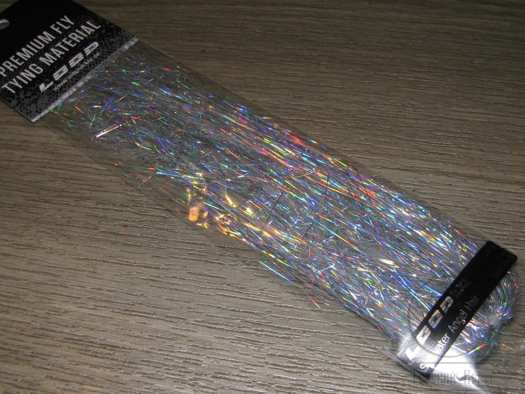 Плоский люрекс Angel Hair Salt Water Silver Pearl 2,0g Loop