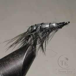 Муха Scud ( 27 ) Бокоплав Black Long  кр. № 12