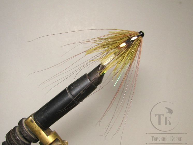 Муха лососёвая Spey Tube ( 2 ) Topol Heron пластиковая трубка 1,0 дюйм