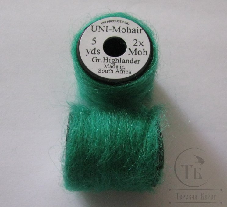 Шерстяная пряжа на катушках UNI - Mohair 5 yds 2x Gr. Highlander