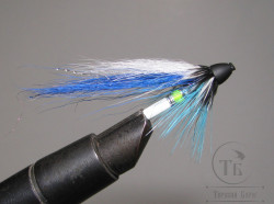 Муха лососёвая TP Cone Fly ( 18 ) Bl. Herring ( пластик 1 дюйм )