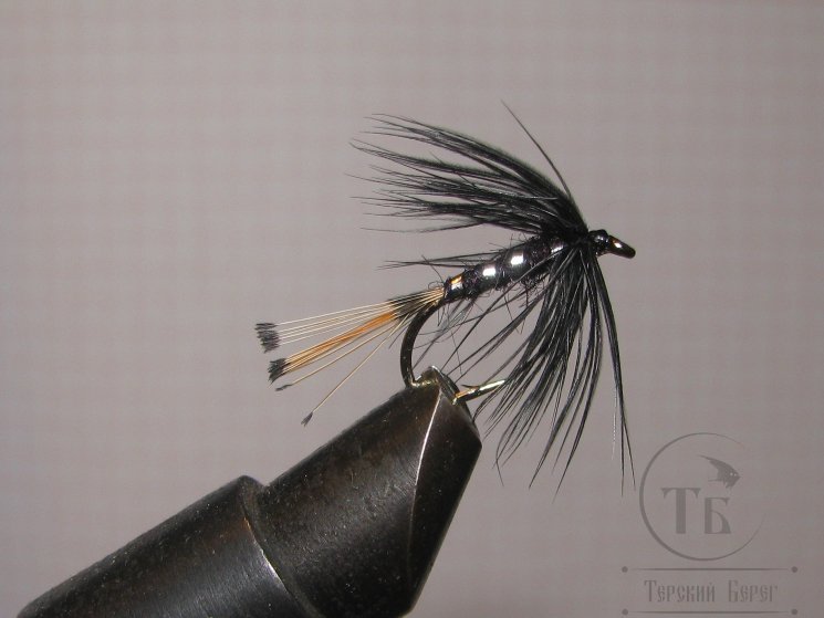 Муха мокрая Wet fly ( 1 ) Pennell Briggs Wet № 10