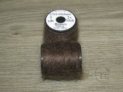 UNI - Mohair 5 yds 2x Brown
