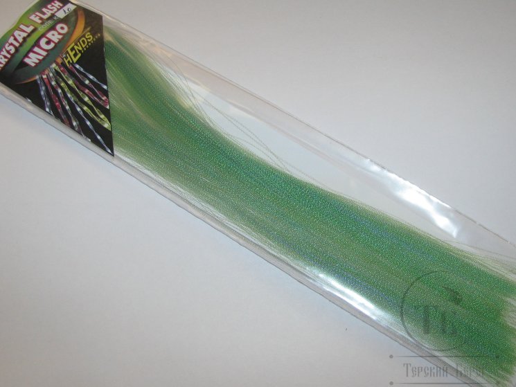 Крученый люрекс  Krystal Flash  Micro  Hends 20 Green