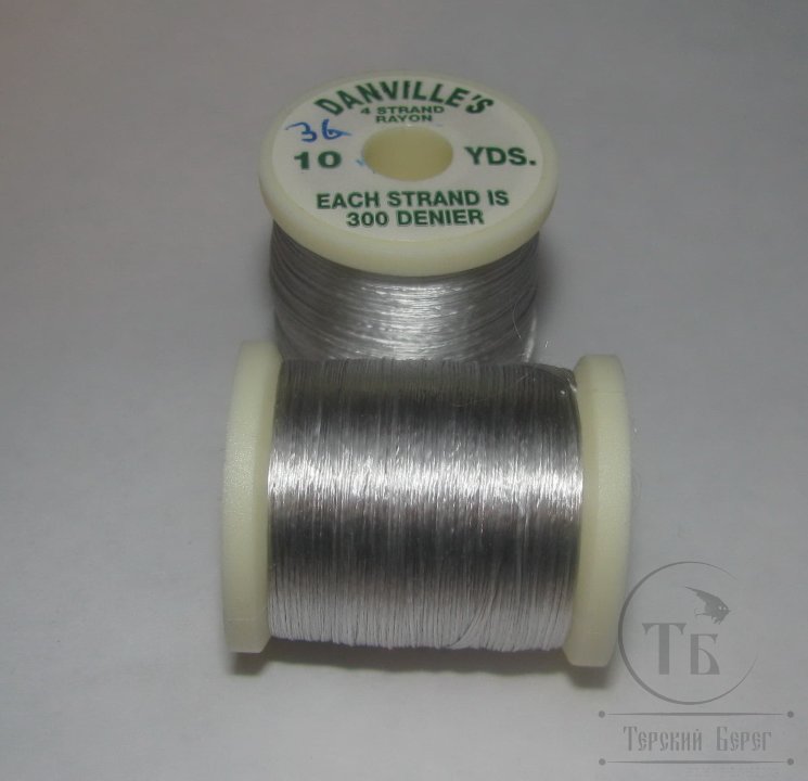 4-х прядный вискозный шелк Danville"s rayon 10 yds 300 den apple green № 222