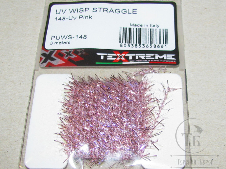 Синель Uv Wisp Straggle Uv Pink 3 m. 5 mm. Textreme