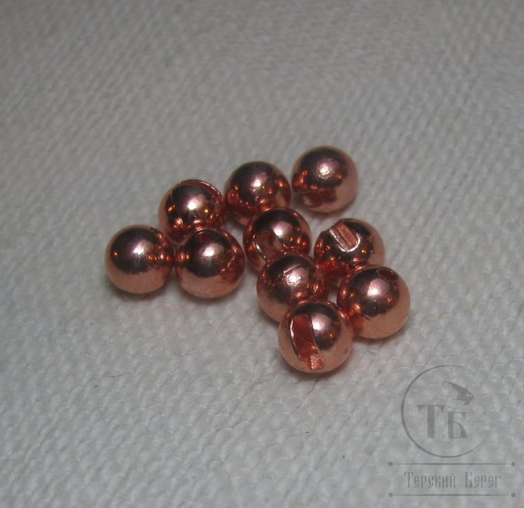 Вольфрамовый шарик с прорезью D 2,8 Copper (10 шт)