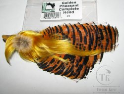Золотой фазан комплект (шея, голова) Golden Pheasant Complete Head Hareline