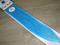 Смесь плоских и крученых Pearl волокон (22 cm) Fish Scale Sea Blue  H2O