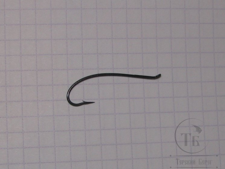 Крючок лососёвый одинарный Daiichi Alec Jackson  Spey Fly Hook # 7 Black ( 10 шт )