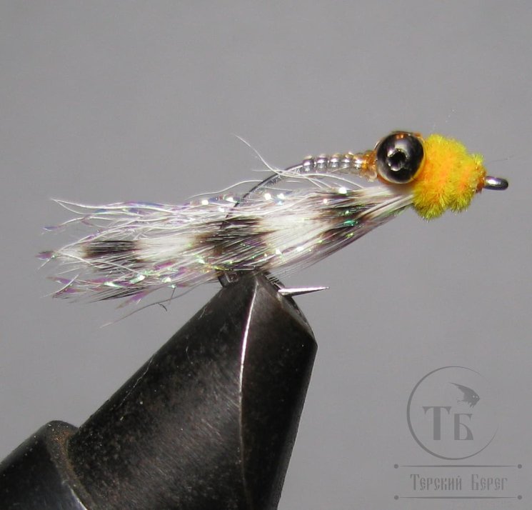 Муха (20) Minnow Grizzly Gobi Fish крючок № 12