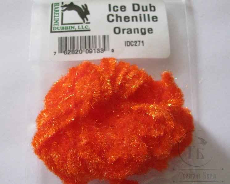 Синель Ice Dub Orange Hareline / Orvis