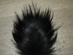 Хвост енота черный  Raccoon Tail  Black