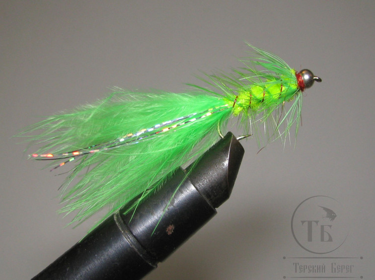 Муха Woolly Bugger Fl. Green Chartreuse № 8