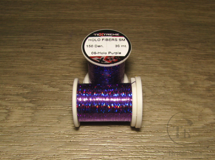 Плоский голографический люрекс 30 m. 150 den. Holo Fibers Sm Holo Purple Textreme