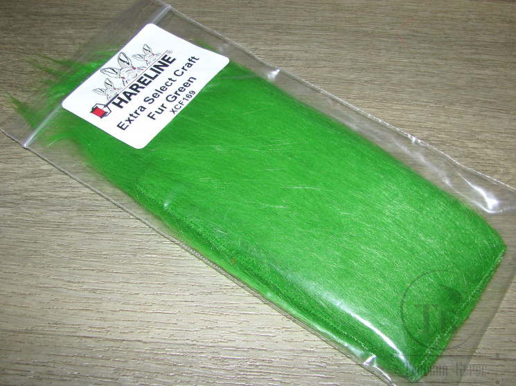 Искусственный мех / Craft Fur Green Extra Select Hareline