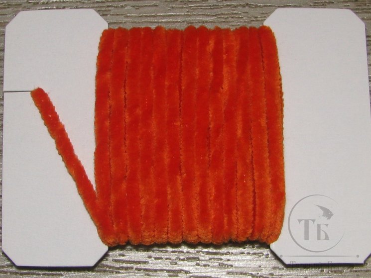 Синель Round Chenille 2,5 mm оранжевый \ Orange 3 м.