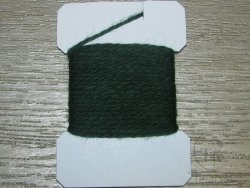 Трёхпрядная шерстяная нить ( 5 м )  3 ply yarn Kelly Green
