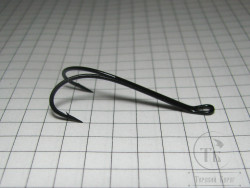 Крючок лососёвый двойник Partridge Double Wilson Black Salmon № 4 ( 1 шт )