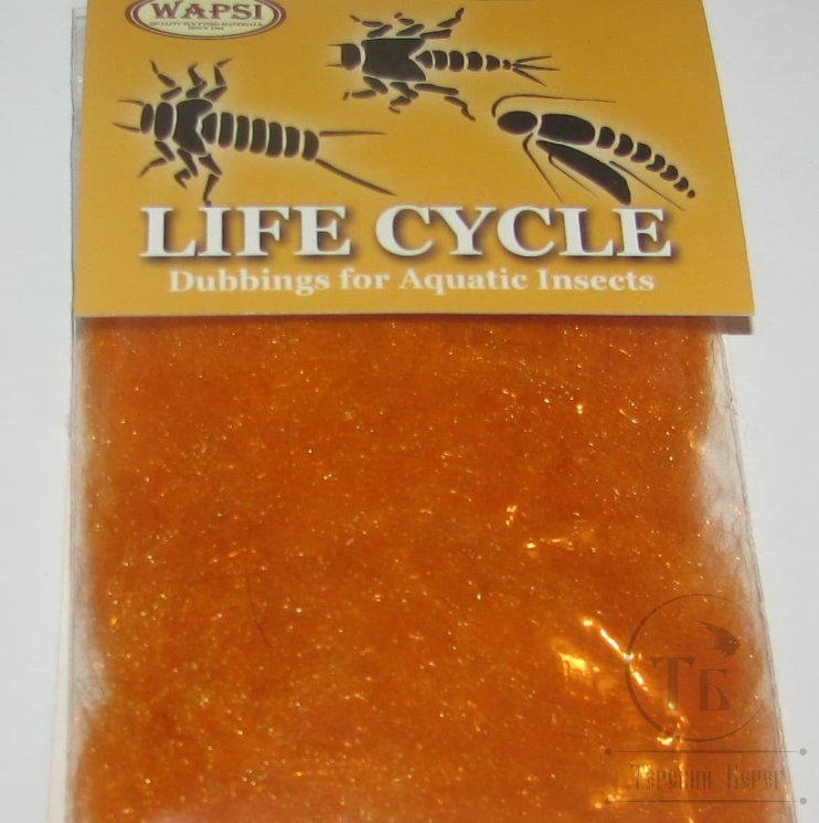 Даббинг Life Cycle Dub CADDIS Orange Wapsi